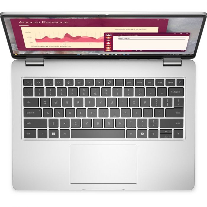 Ноутбук Dell Pro 14 14" FHD+ IPS AG, Intel U7-255U, 32GB, F512GB, UMA, Lin, сріблястий