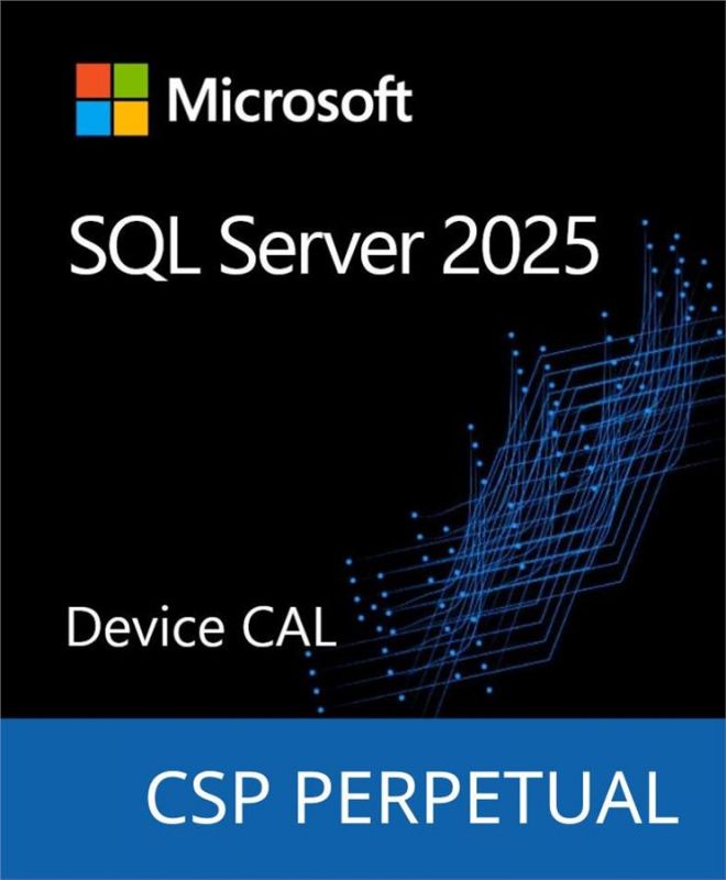 Програмний продукт Microsoft SQL Server 2025 - 1 Device CAL