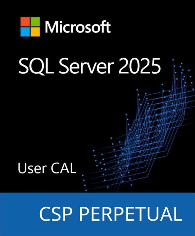Програмний продукт Microsoft SQL Server 2025 - 1 User CAL