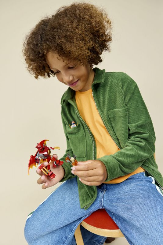 Конструктор LEGO Ninjago Бойовий набір робота Дракона Кая