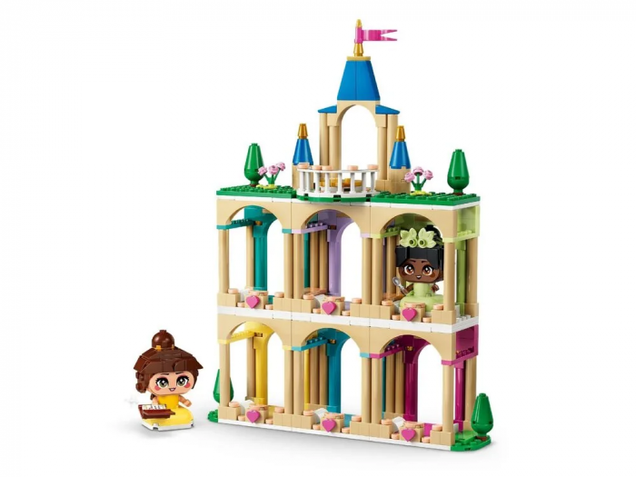 Конструктор LEGO Disney Princess Мініпринцеси Бель і Тіана з замком