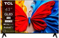 Телевізор 43" TCL QLED FHD 60Hz Smart Android TV Black