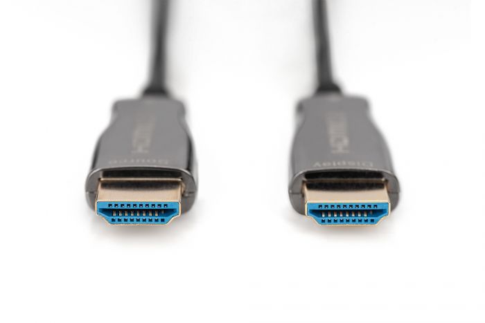 Кабель DIGITUS HDMI UHD 4K, AOC hybrid-fiber, type A M/M, 10м, чорний