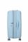 Валіза American Tourister, Soundbox, поліпропілен, середня, 67см, 71.5/81л, TSA, 4 колеса, EXP, пастельно-блакитний