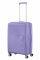 Валіза American Tourister, Soundbox, поліпропілен, середня, 67см, 71.5/81л, TSA, 4 колеса, EXP, лавандовий