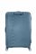 Валіза American Tourister, Soundbox, поліпропілен, велика, 77см,  97/110л, TSA, 4 колеса, EXP, сіро-синій