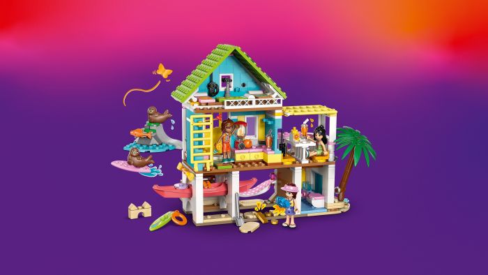 Конструктор LEGO Friends  Пляжний будиночок з морськими котиками