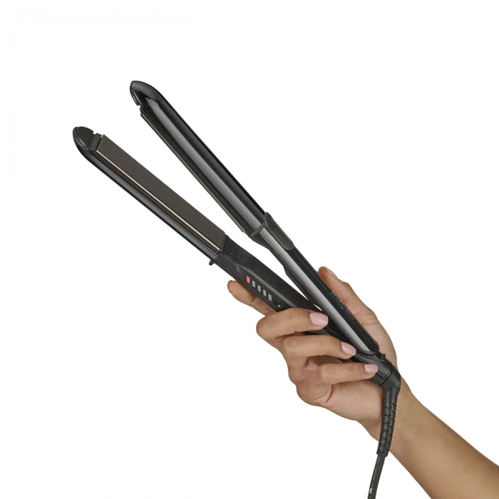 Випрямляч Babyliss Black Chrome, темп.режимів-5, 130-230°C, титан, чорний
