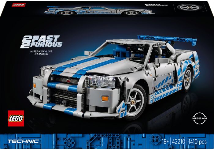 Конструктор LEGO Technic Подвійний форсаж Автомобіль Nissan Skyline GT-R (R34)