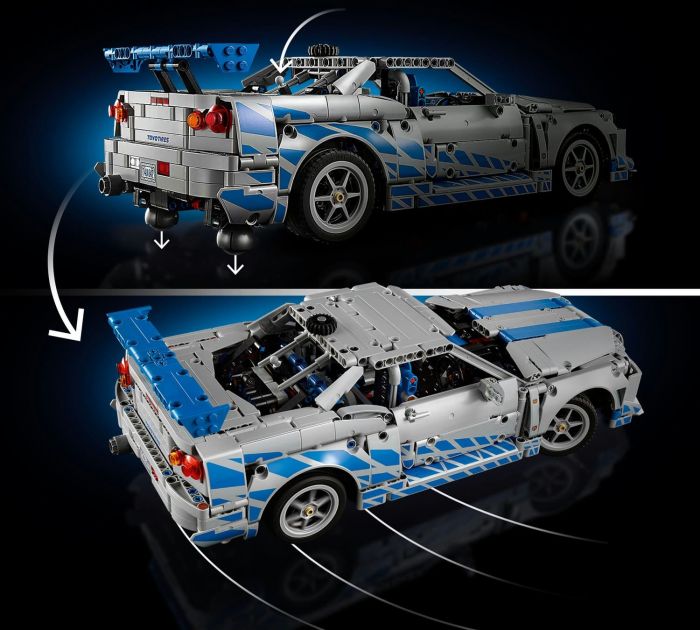 Конструктор LEGO Technic Подвійний форсаж Автомобіль Nissan Skyline GT-R (R34)