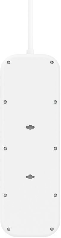 Подовжувач мережевий Belkin 2м, 8хТипF, 16А, USB-С/USB-C 30Вт, фільтр, білий