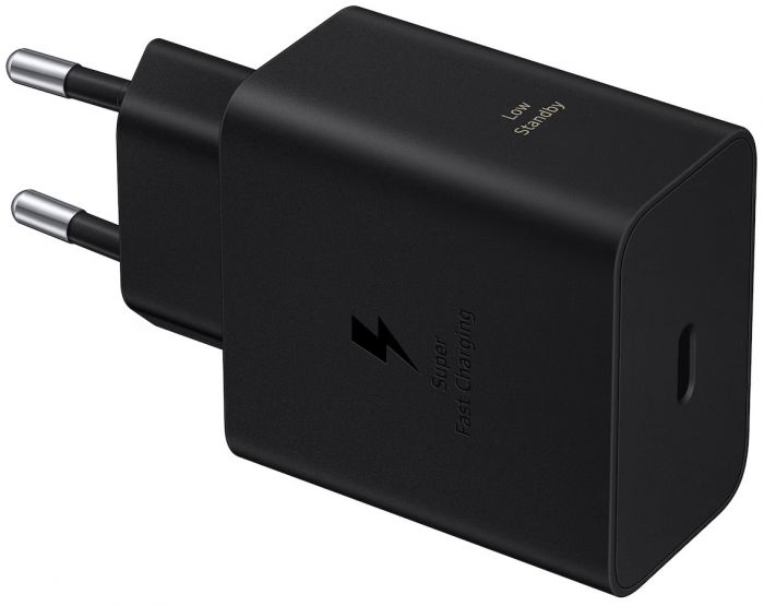Зарядний пристрій мережевий Samsung 60Вт USB-С PD PPS, чорний