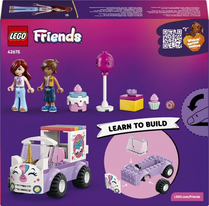 Конструктор LEGO Friends Автомобіль для доставки тортів з єдинорогами