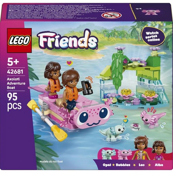 Конструктор LEGO Friends Пригодницький човен «Аксолотль»