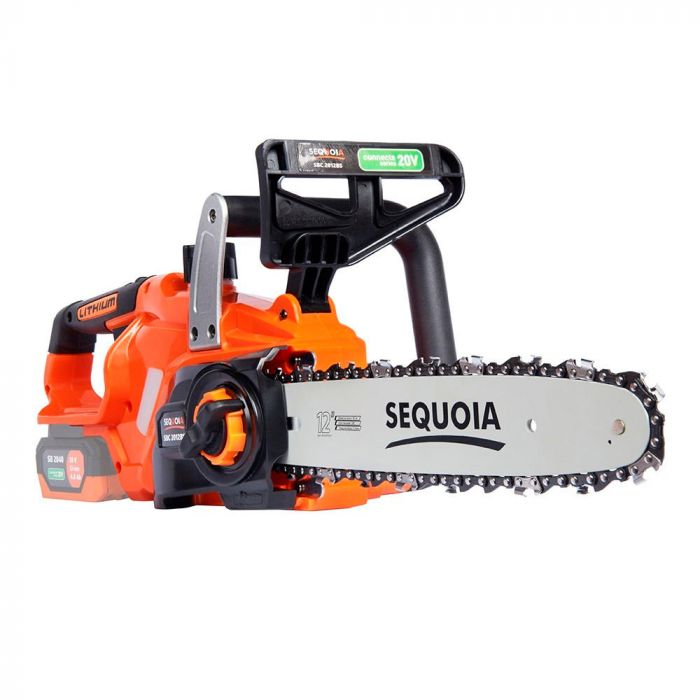 Пила ланцюгова акумуляторна SEQUOIA SBC2012BS 20В шина 30см 1/4" 6.0м/с 3.2кг без АКБ та ЗП