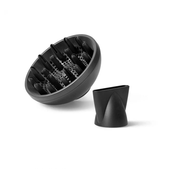 Фен Babyliss Cosmos, 2100Вт, 3 режими, іонізація, хол. обдув, 2 насадки, сірий