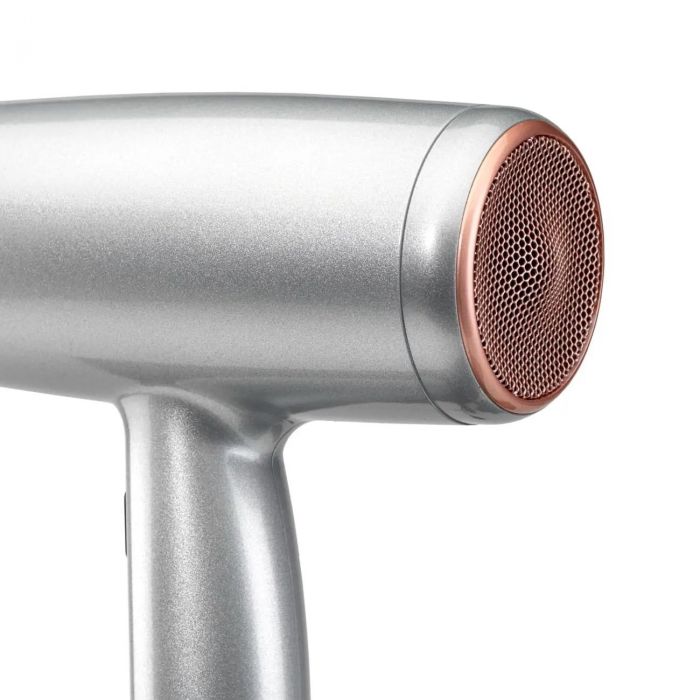 Фен Babyliss Cosmos, 2100Вт, 3 режими, іонізація, хол. обдув, 2 насадки, сірий