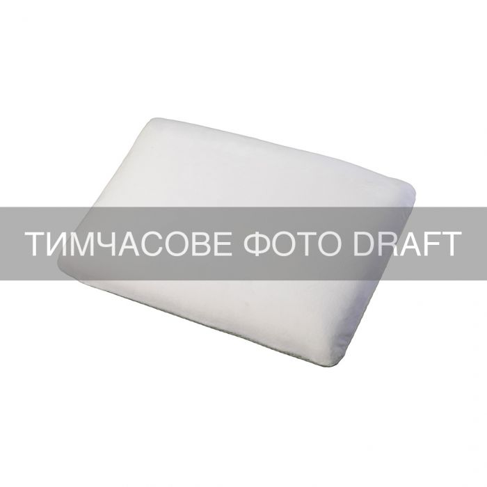 Подушка ортопедична ARDESTO Sleepwell Warm&Cold 60х40х12см, прямокутна, піна меморі, білий