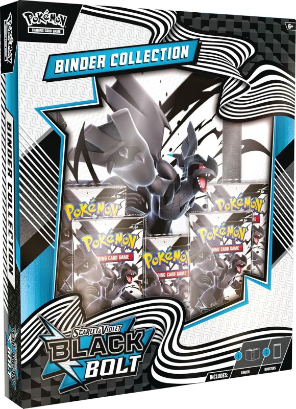 Колекційна карткова гра Pokemon: Black Bolt - Binder Collection SV10.5