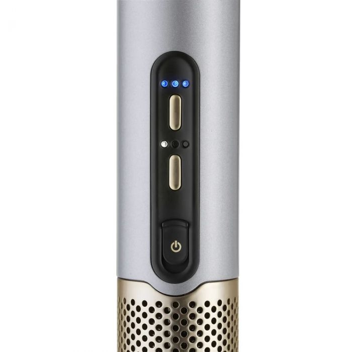 Фен-щітка Babyliss Limited Edition SilverGold, 1600Вт, 4 режими, іоніз-я, хол. обдув, кераміка, сірий