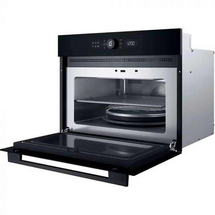 Духова шафа Whirlpool електрична компактна, 40л, дисплей, конвекція, ф-ція мікрохвиль, чорний