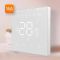 Терморегулятор Navin WT410W-16A 5...35 °C для теплої підлоги електронний Wi-Fi Tuya, Smart Life вбудований дротовий датчик 16A 230В білий