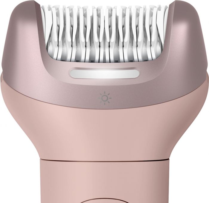 Епілятор Philips Series 9000 дисковий, аккумул., пінцет.-32, волог.+сух., насадок-4, футляр, рожевий