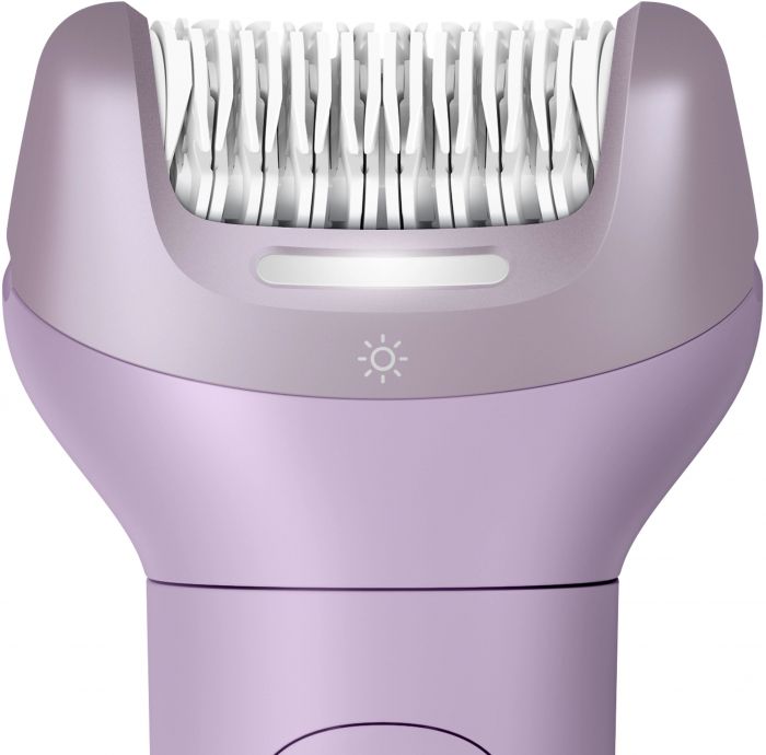 Епілятор Philips Series 9000 дисковий, аккумул., пінцет.-32, волог.+сух., насадок-6, футляр, фіолетовий
