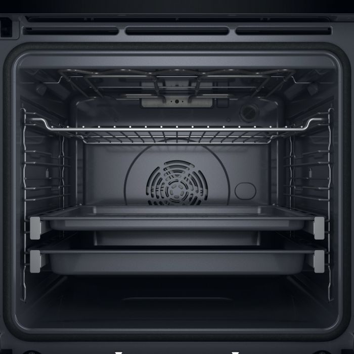 Духова шафа Whirlpool електрична, 73л, A+, дисплей, конвекція, телескопічні напрямні, чорний