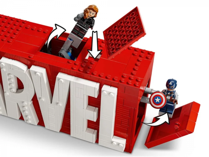Конструктор LEGO Super Heroes Логотип і мініфігурки MARVEL