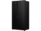 Холодильник SBS Gorenje, 179х62х92см, 2 двері, 345(186)л, А+, NF+, Інв., Зона св-ті, Зовн. Диспл, чорний