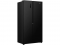 Холодильник SBS Gorenje, 179х62х92см, 2 двері, 345(186)л, А+, NF+, Інв., Зона св-ті, Зовн. Диспл, чорний
