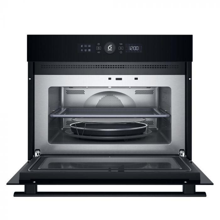 Духова шафа Whirlpool електрична компактна, 40л, дисплей, конвекція, ф-ція мікрохвиль, чорний