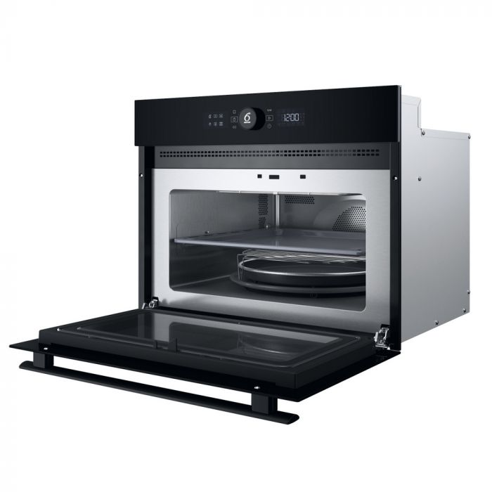 Духова шафа Whirlpool електрична компактна, 40л, дисплей, конвекція, ф-ція мікрохвиль, чорний