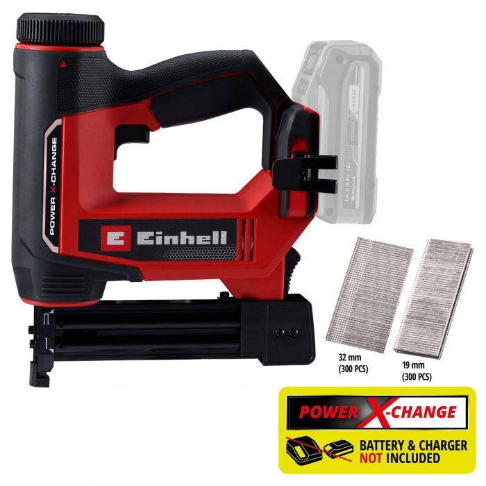 Степлер акумуляторний Einhell TE-CN 18/32 Li - Solo 18В під скоби 13-25мм 20п/хв 2.1кг без АКБ та ЗП