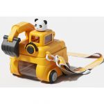 Пляшка для води ARDESTO Excavator 500мл, пластик, жовтий