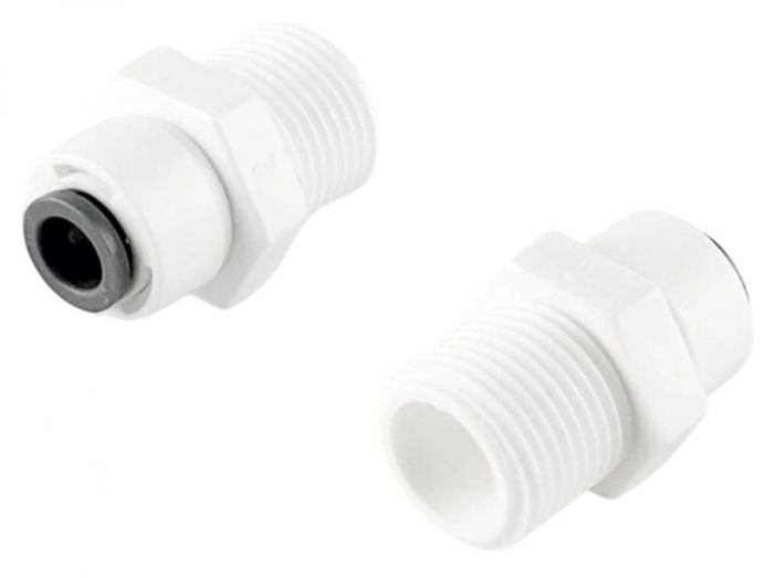 Фітинг Itiger прямий трубка 1/4"-різьба зовнішня 3/8"