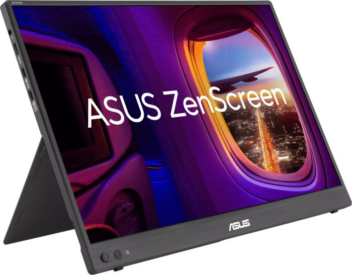 Монітор портативний Asus 16" ZenScreen MB16FC mHDMI, 2xUSB-C, Audio, IPS, 1920x1200, 16:10, 75Hz, Cover