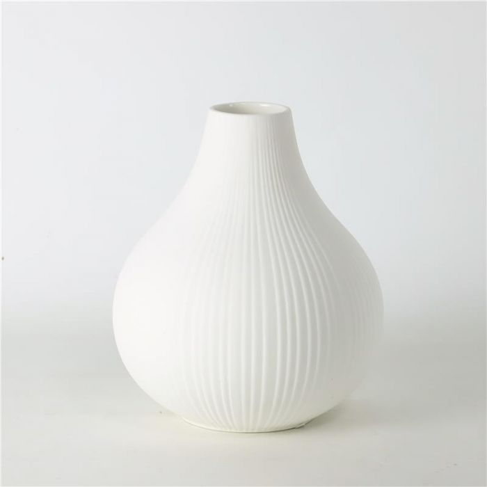 Ваза ARDESTO Lucca, 16.5х19.5см, порцеляна, білий