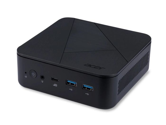 Комп'ютер персональний неттоп Acer Veriton NUC 1502G-13U3U MFF, Intel i3-1315U, 2*SO-DIMM, M.2SSD, UMA, WiFi, без ОС