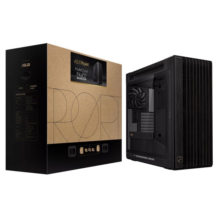 Корпус ASUS PROART PA602 WOOD TG PWM BLACK