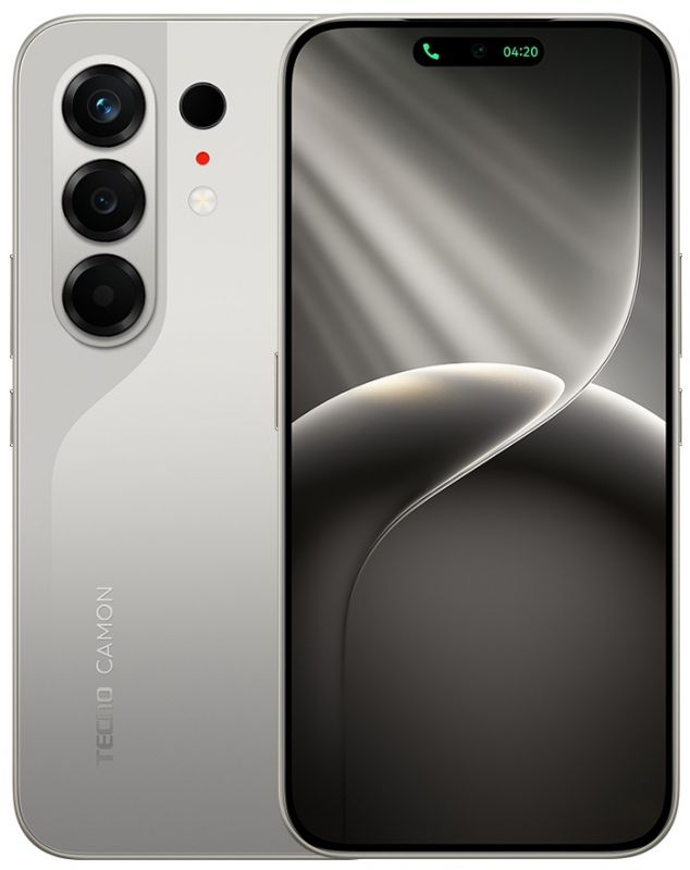 Смартфон TECNO Camon 50 (CN5) 6.78" 8/256ГБ, 2SIM, 6500мА•год, Nebula Titanium