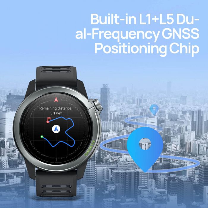 Смарт-годинник Mibro GS Active 2 46мм, 1.32", 466x466, AMOLED, BT 5.3, GPS, 5 ATM, ліловий