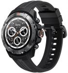 Смарт-годинник Mibro GS Explorer 48мм, 1.32", 466x466, AMOLED, BT 5.3, Dual-band GPS, 10 ATM, чорний обсидіан