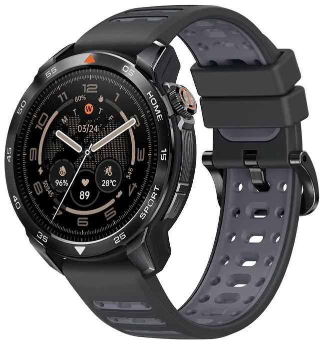 Смарт-годинник Mibro GS Pro 2 48мм, 1.43", 466x466, AMOLED, BT 5.3, GPS, 5 ATM, темно-сірий