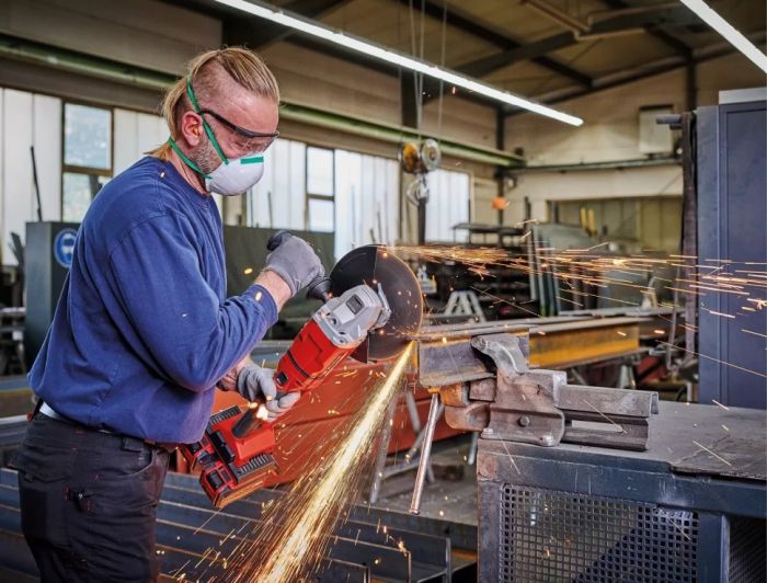 Шліфмашина кутова акумуляторна Einhell Professional TP-AG 36/230-22 Li BL - Solo 36В(АКБ 2х18В) 230мм 6600об/хв PXC 6кг без АКБ та ЗП