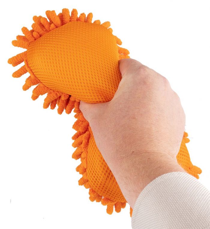 Губка для миття автомобіля Neo Tools з мікрофібри 26х12х6см 0.11кг