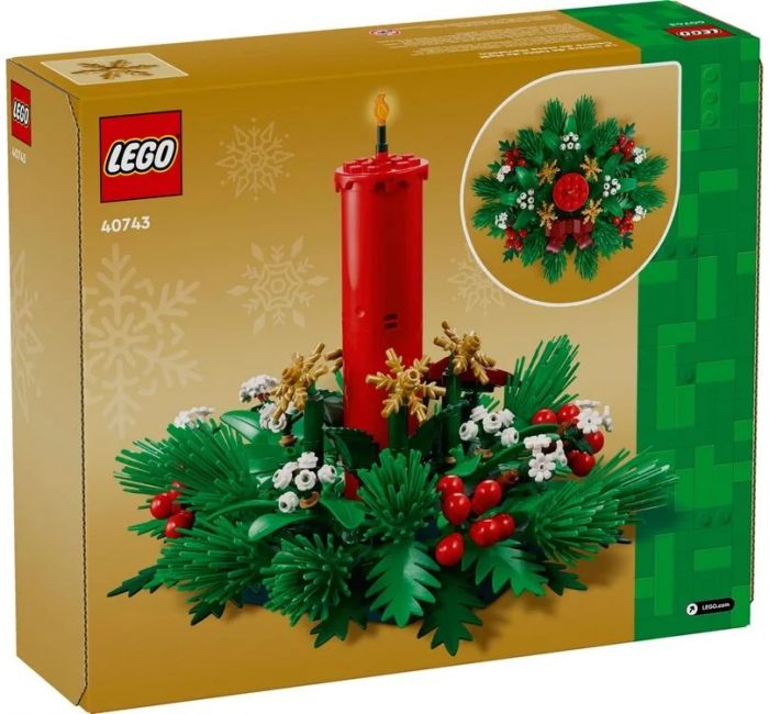 Конструктор LEGO Iconic  Декор для різдвяного столу