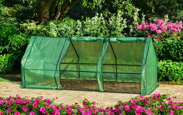 Парник складаний Neo Tools 240x90x90см, ПЕ плівка 135г, зелений