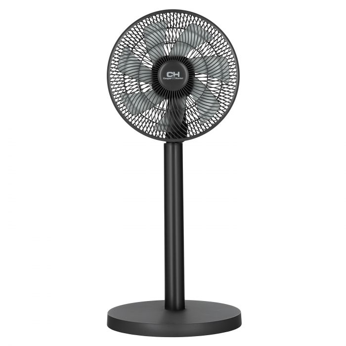 Вентилятор Cooper&Hunter CH-RFF1270RT підлоговий, 32см, 18Вт, пульт ДУ, висота 80-100см, Bluetooth кер-ня, сірий